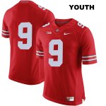 Youth NCAA Ohio State Buckeyes Binjimen Victor #9 College Stitched No Name Authentic Nike Red Football Jersey VP20R41MD